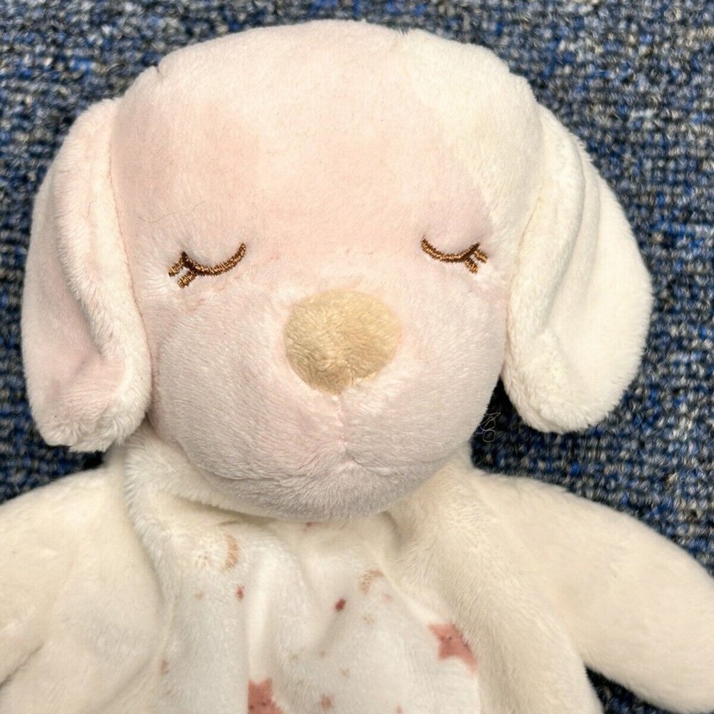 Douglas Baby cream colored lovey lamb with stars no flaws 9 in plush